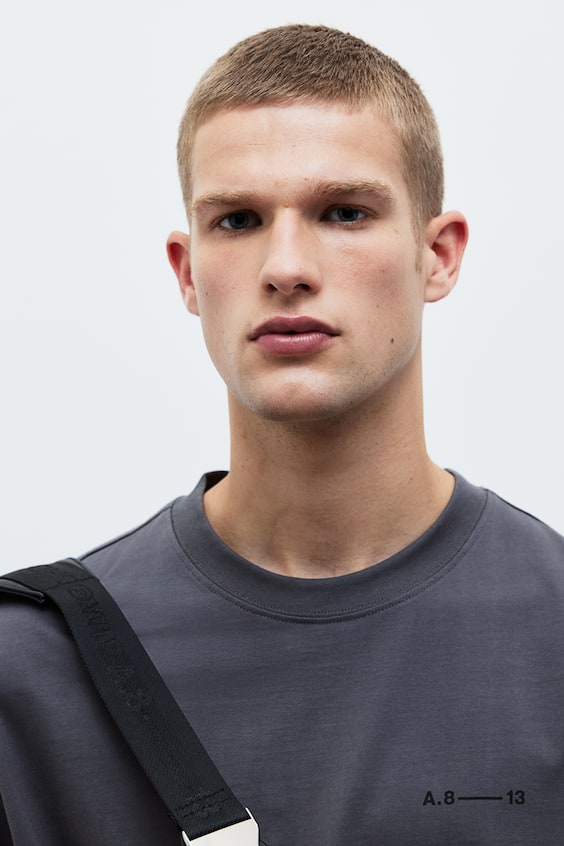 HM Bedrucktes T-Shirt in Loose Fit Zeitlich begrenztes Angebot