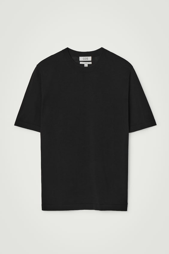 HM SCHMAL GESCHNITTENES STRICK-T-SHIRT AUS SEIDE Tägliche Deals