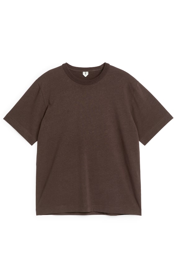 HM T-Shirt aus Baumwolle und Leinen Wochenangebot