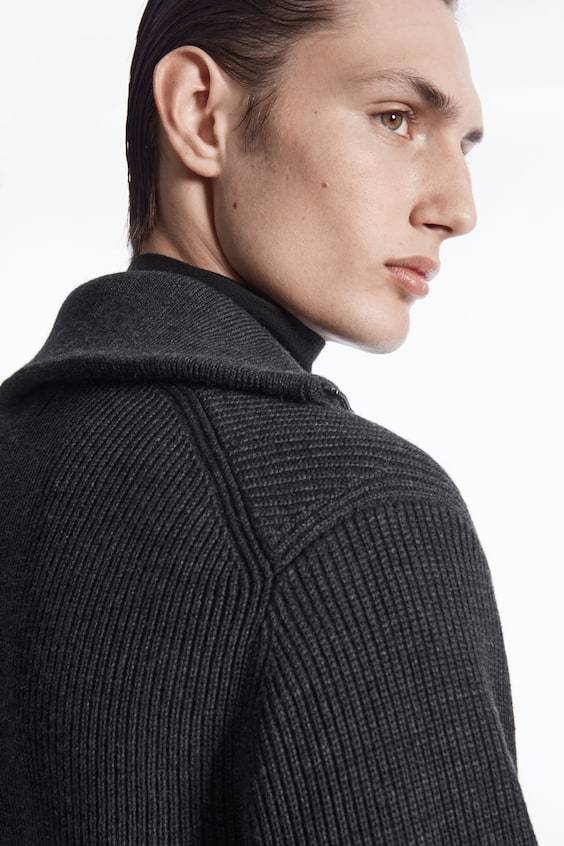 HM PULLOVER AUS WOLL-BAUMWOLL-MIX MIT REISSVERSCHLUSS JETZT KAUFEN