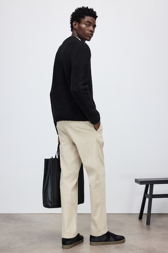 HM Baumwollchino in Regular Fit Black Friday Preise