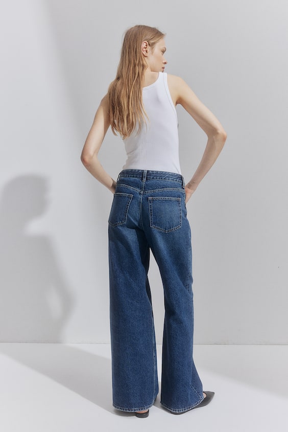 HM Weite Jeans im Angebot