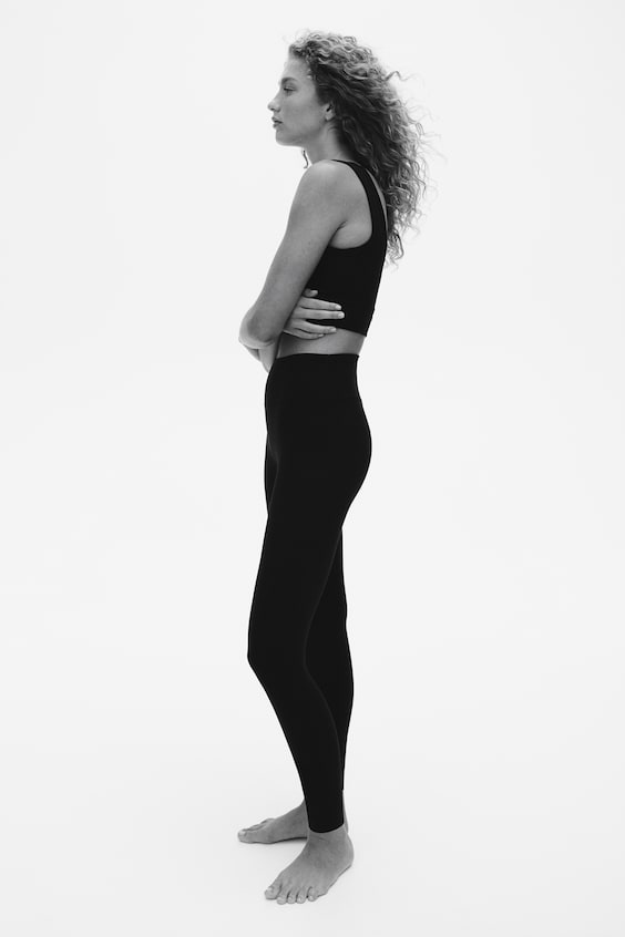 HM SoftMove ™ Knöchellange Sportleggings Rabatt