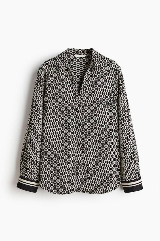 HM Bluse mit Langarm Versandkostenfrei