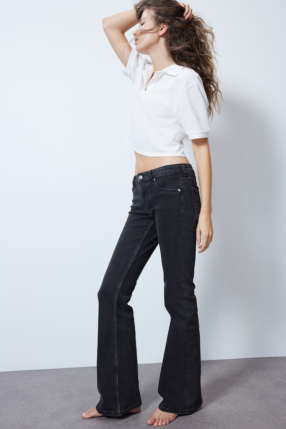 HM Flared Low Jeans Exklusivangebot