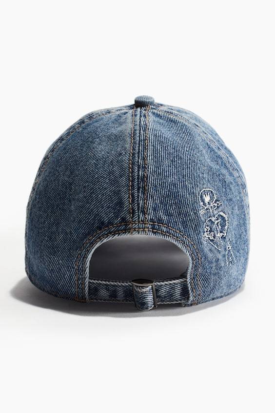 HM Cap aus Denim mit Motivstickerei Online Outlet