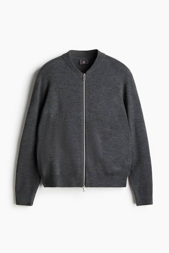 HM Feinstrick-Cardigan im Pilotenlook in Slim Fit VIP-Rabatte