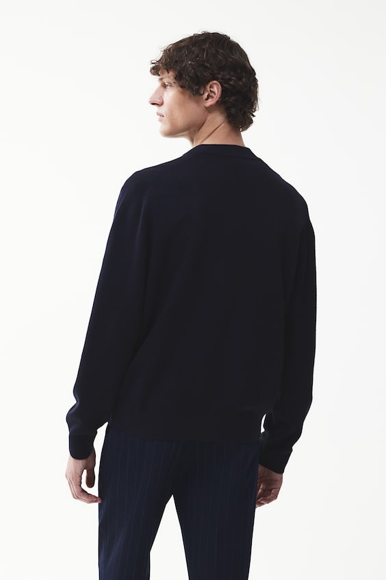 HM Feinstrick-Cardigan im Pilotenlook in Slim Fit Zeitbegrenzte Promotion