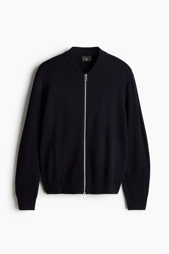 HM Feinstrick-Cardigan im Pilotenlook in Slim Fit Zeitbegrenzte Promotion
