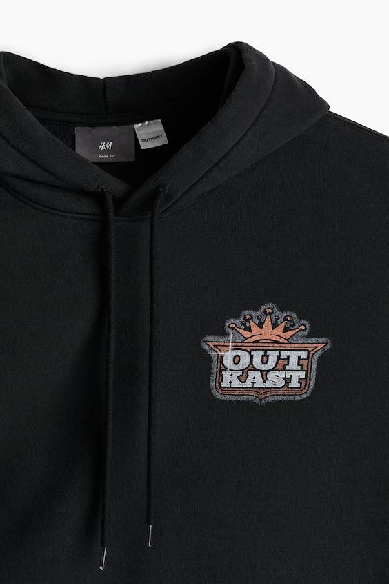 HM Hoodie in Loose Fit Sonderangebot der Fabrik