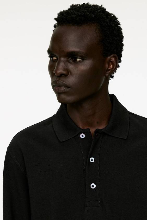 HM Pikee-Poloshirt Discount Store für neue Produkte