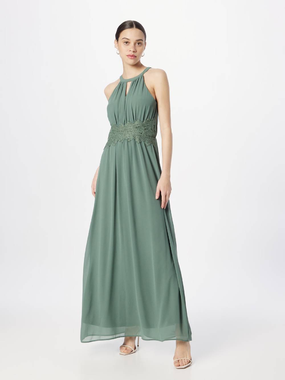 VILA Evening Dress in Jade Hotsell