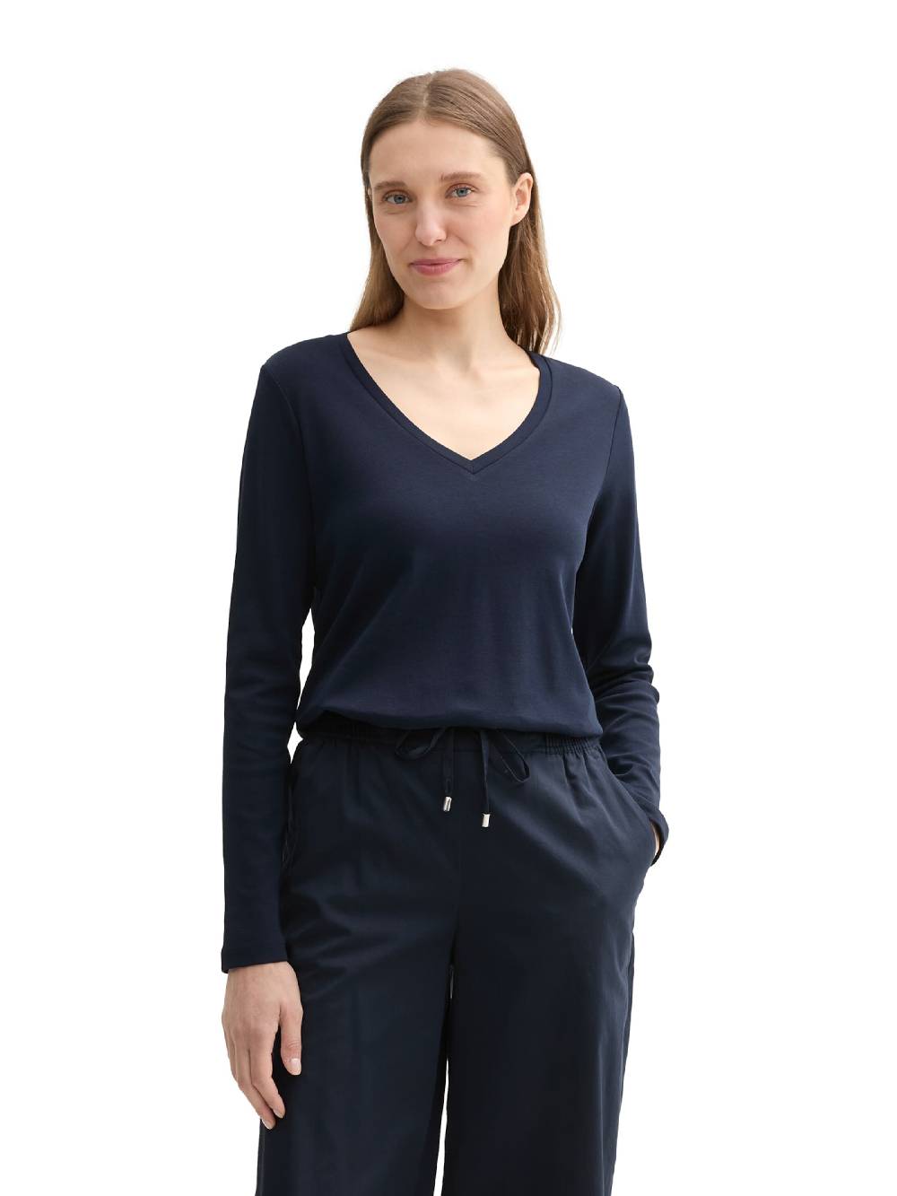 TOM TAILOR Shirt in Marine Blue Online Outlet