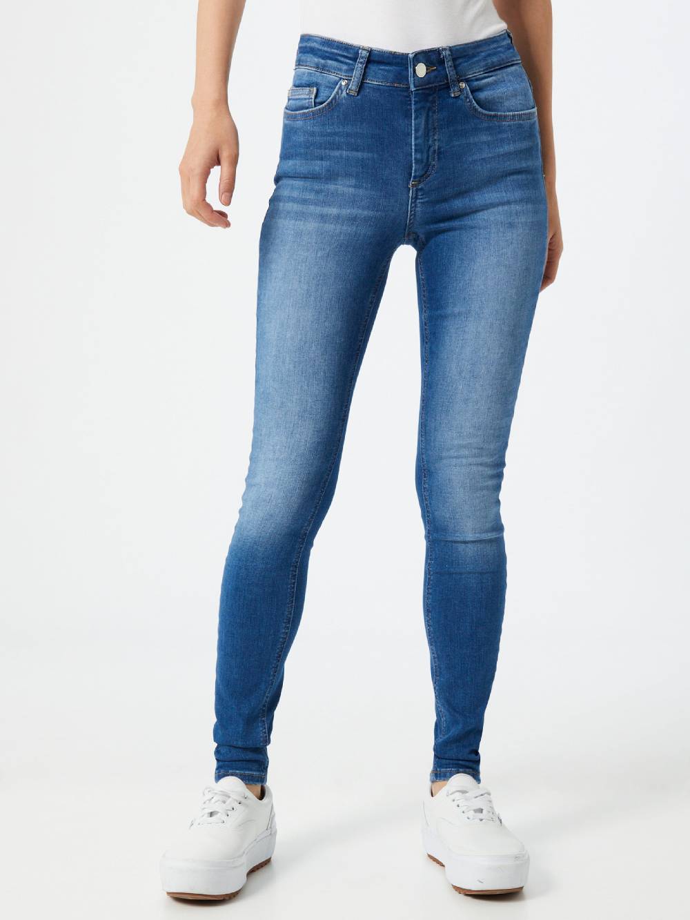 ONLY Skinny Jeans in Blue Denim JETZT KAUFEN