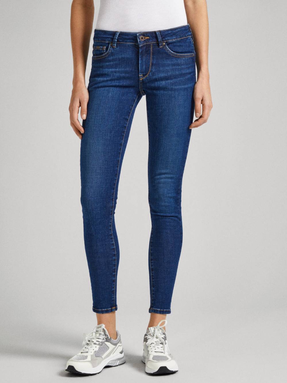 Pepe Jeans Skinny Jeans in Dark Blue Bis zu 50% Rabatt