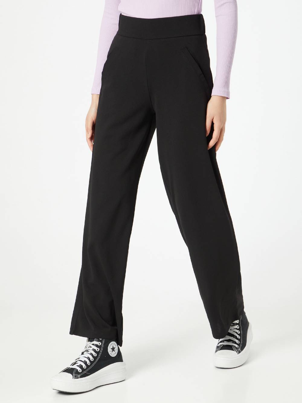 JDY Wide leg Pants in Black Discount Store für neue Produkte