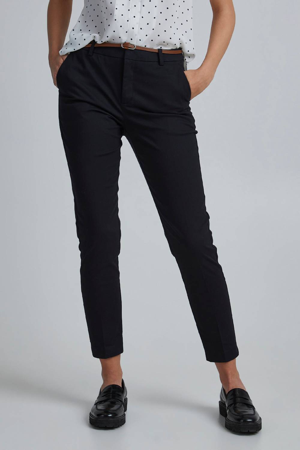 b.young Slim fit Chino Pants 'Days' in Black 2025
