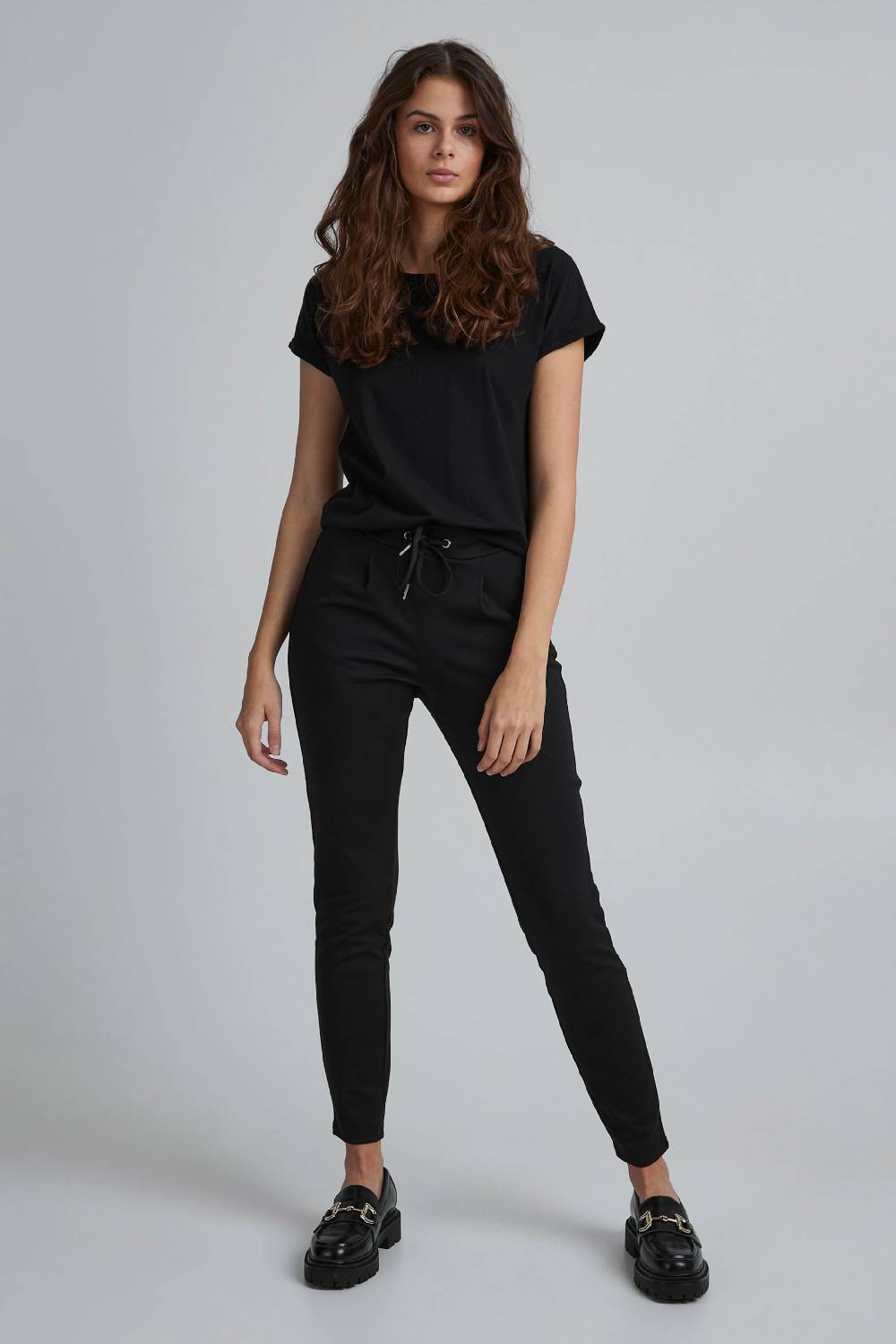 b.young Slim fit Pants 'Rizetta' in Black Limitierter Zeitrabatt