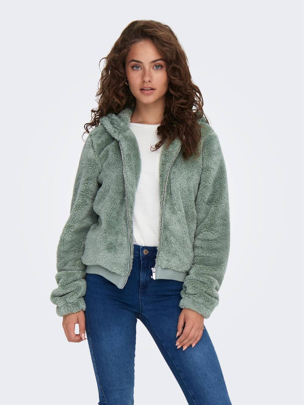 ONLY Between-Season Jacket 'ONLNewanna' in Jade Online Shopping