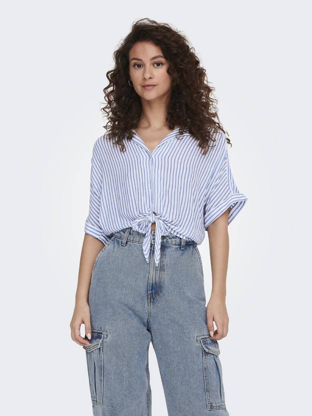 ONLY Blouse 'ONLPaula' in White Sonderangebote