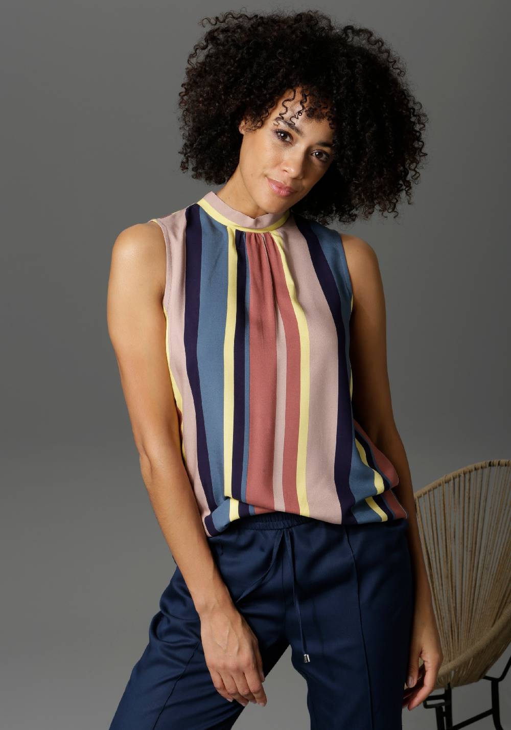Aniston CASUAL Blouse in Mixed Colors Letzte 3 Tage
