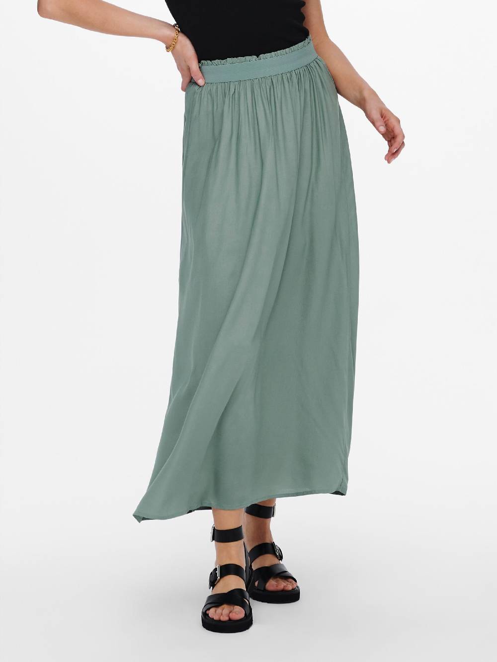 ONLY Skirt 'ONLVenedig' in Jade Clearance-Verkauf
