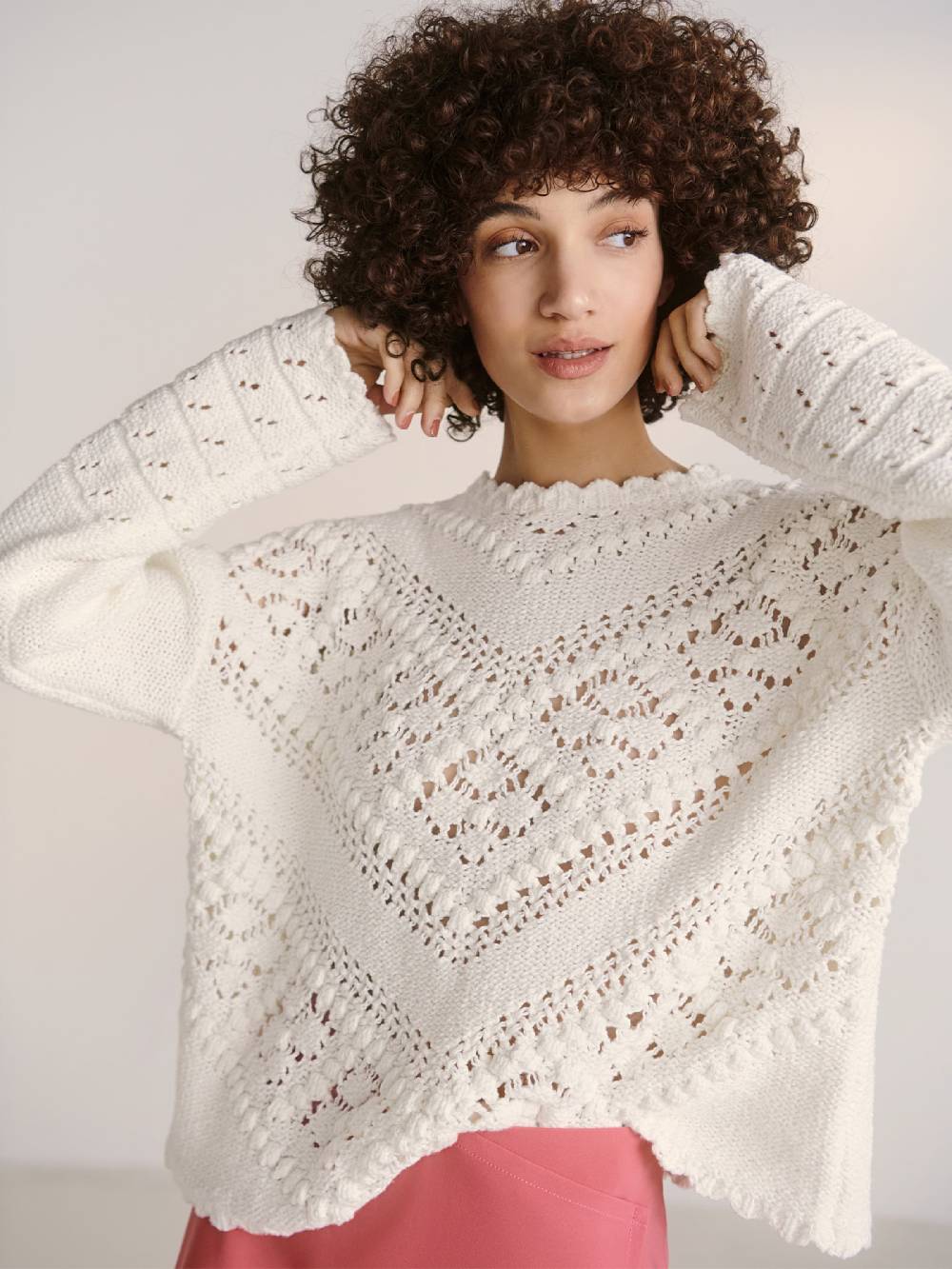 Guido Maria Kretschmer Women Sweater in Light Beige Valentinstagsangebot