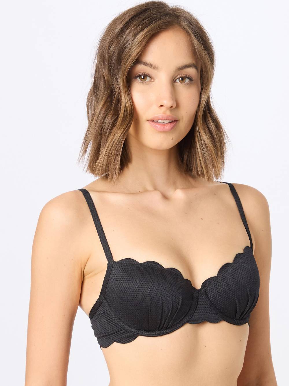 Hunkemöller T-shirt Bikini Top in Black Black Friday