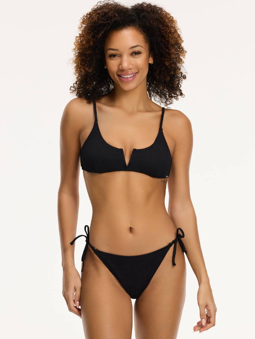Shiwi Bralette Bikini 'Leah' in Black Zeitlich begrenztes Angebot