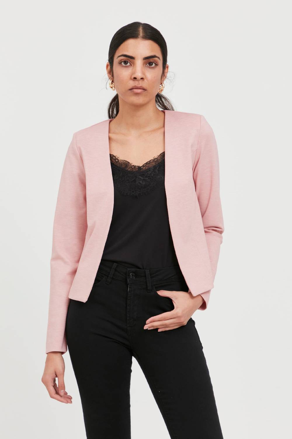 ICHI Blazer 'Kate' in Pink Bis zu 60% Rabatt