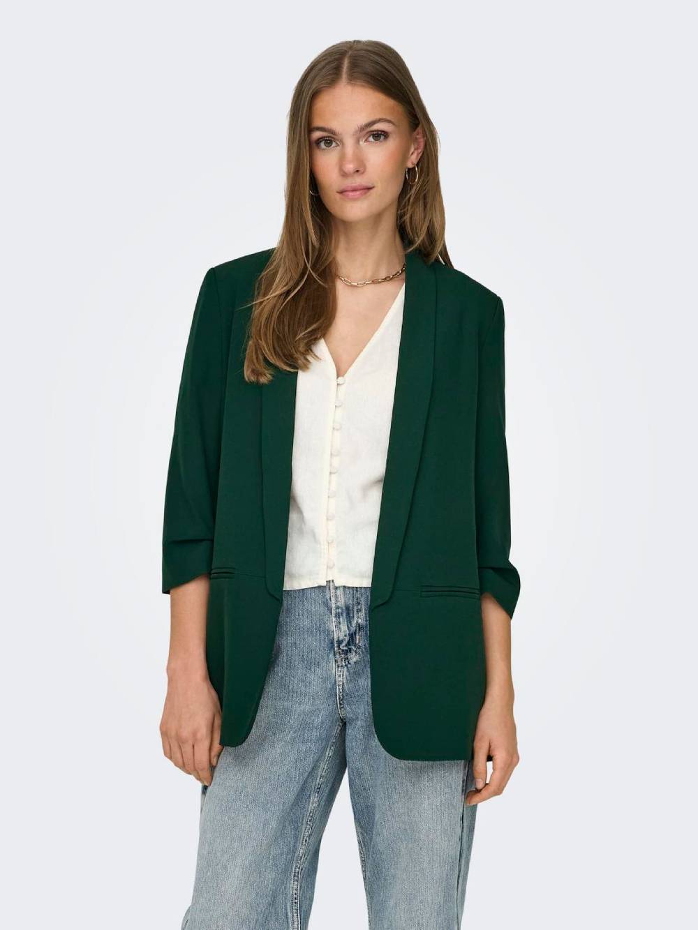 ONLY Blazer 'ELLY' in Dark Green Nur für heute