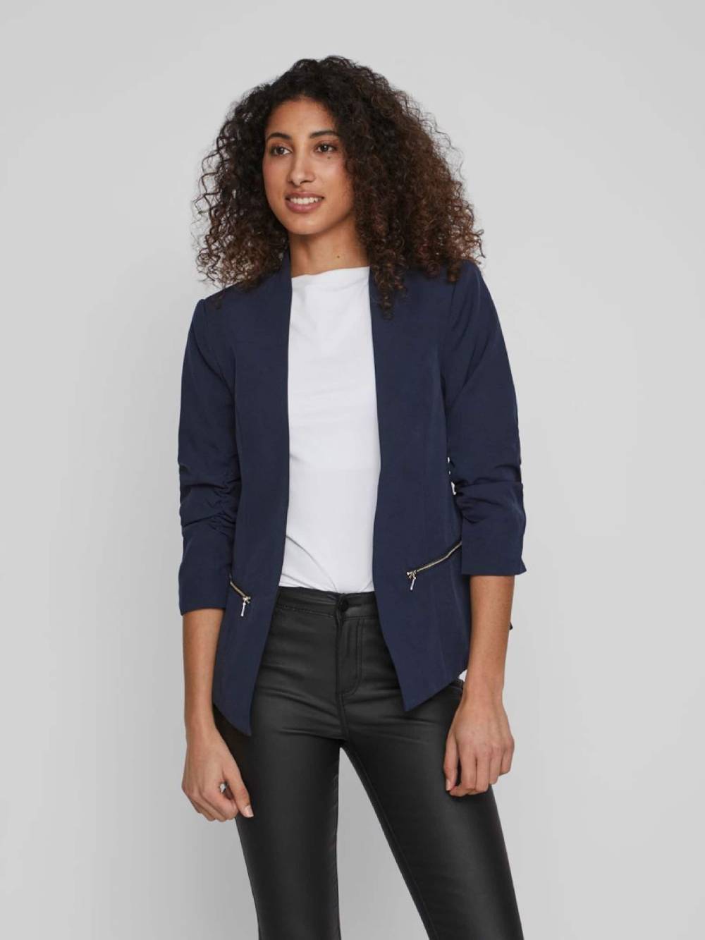 VILA Blazer in Navy Begrenzt auf 3 Tage