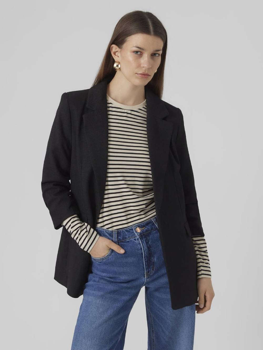 VERO MODA Blazer in Black 50% Rabatt für begrenzte Zeit