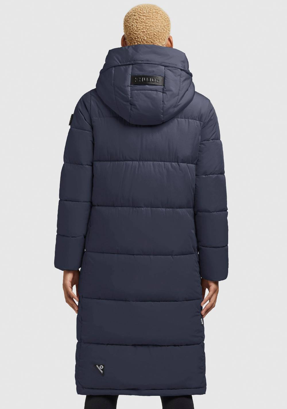 khujo Winter Coat in Blue, Dark Blue Fabrikverkauf
