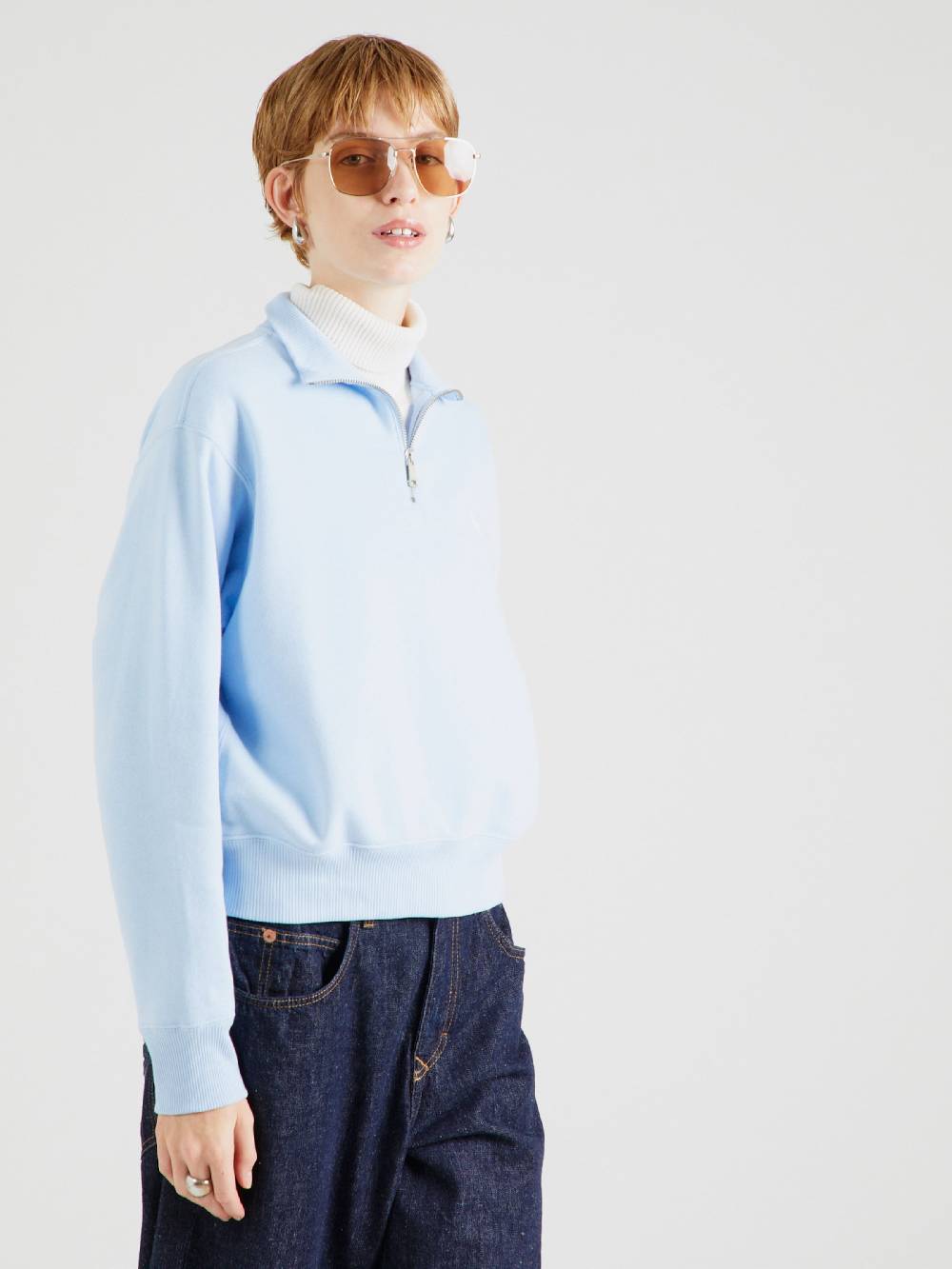 Polo Ralph Lauren Sweatshirt in Light Blue Lagerräumung