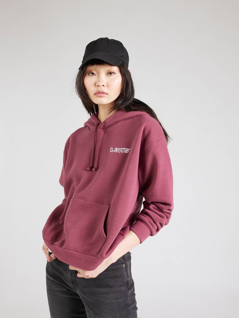 LEVI'S ® Sweatshirt in Burgundy Kauf eins, bekomm eins gratis