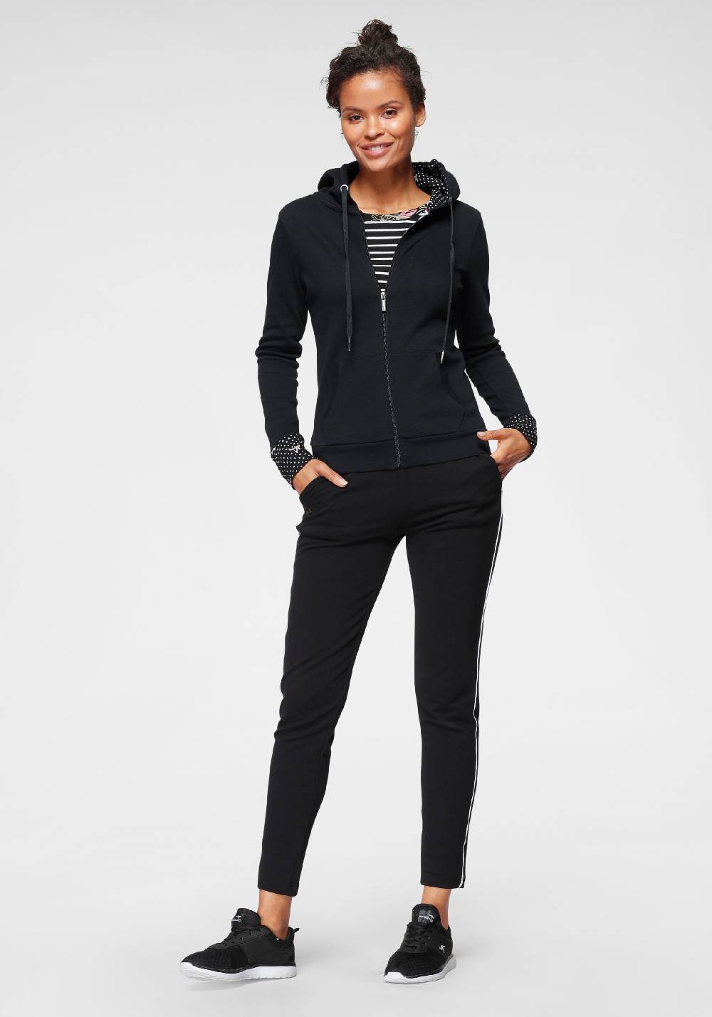 KangaROOS Zip-Up Hoodie in Dark Blue Sonderangebote