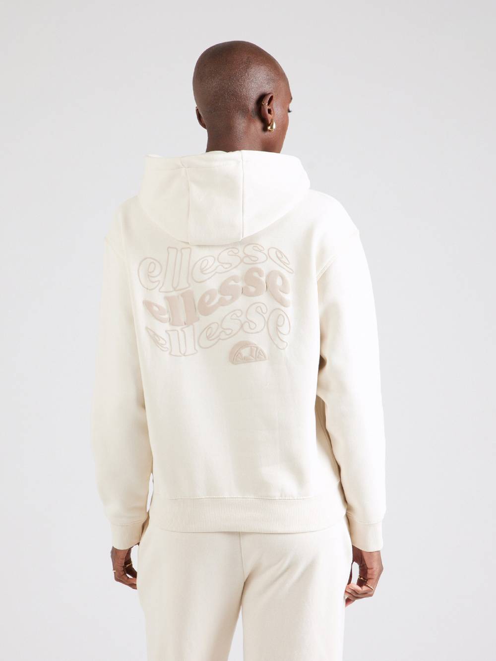ELLESSE Sweatshirt 'Eines' in Beige Riesige Ersparnisse