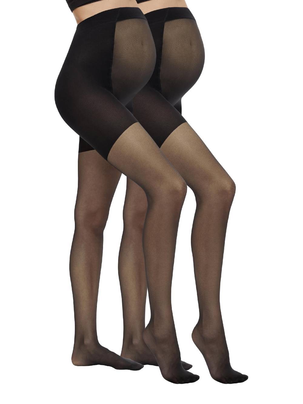 MAMALICIOUS Fine Tights 'Sabrina' in Black Vierteljährliche Förderung