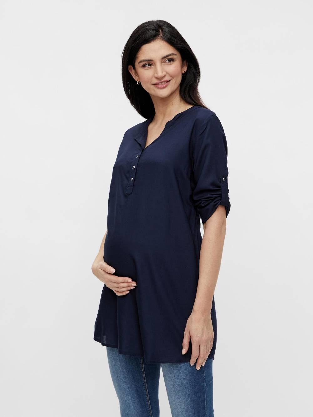 MAMALICIOUS Tunic 'Mercy' in Dark Blue Online