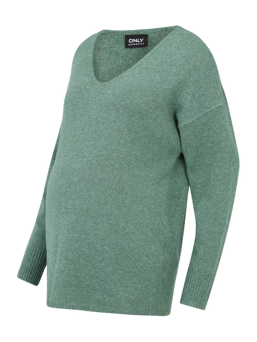 Only Maternity Sweater 'OLMRICA' in Jade Verkauf
