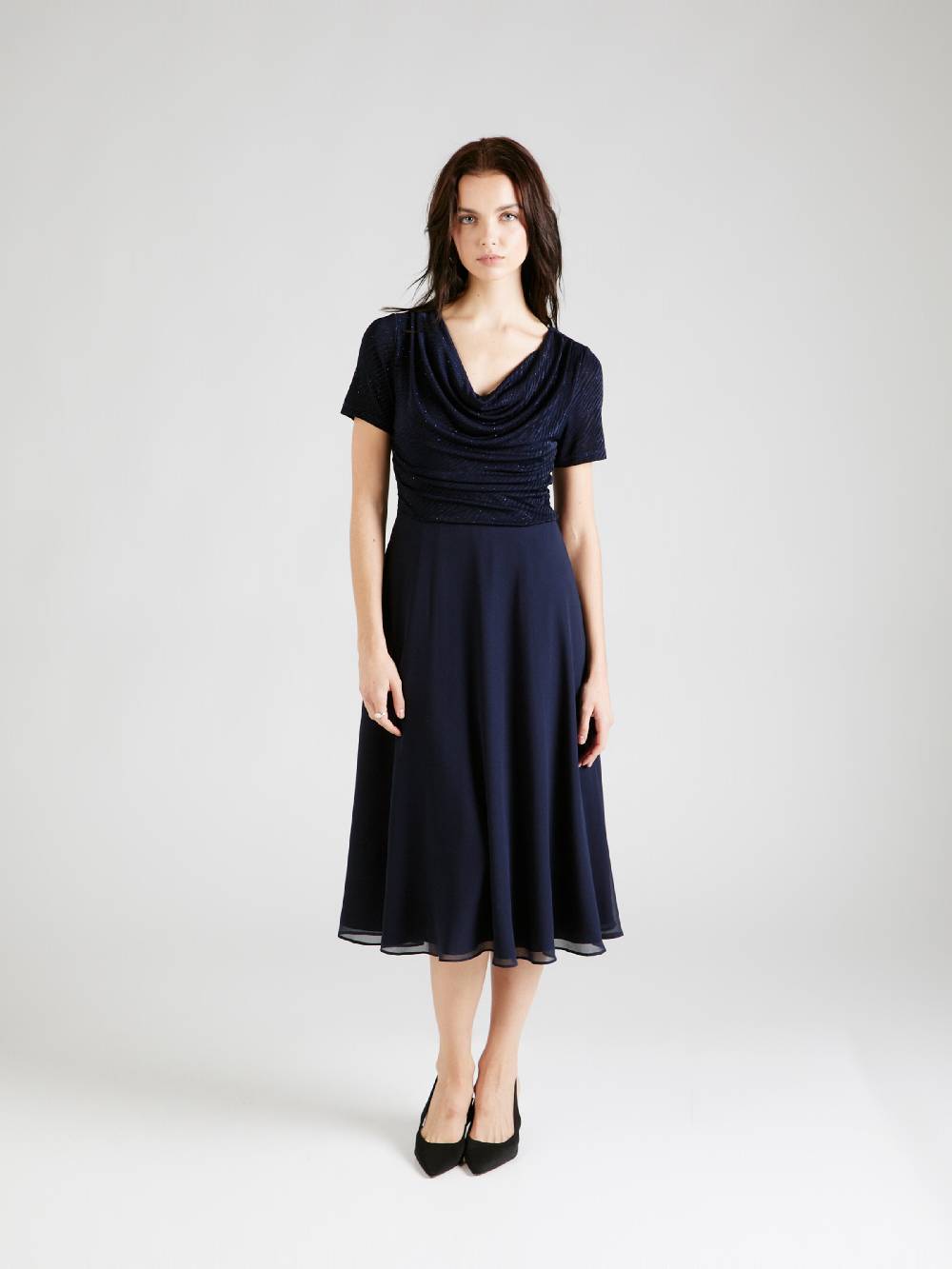 Vera Mont Cocktail Dress in Dark Blue Meist gekauft