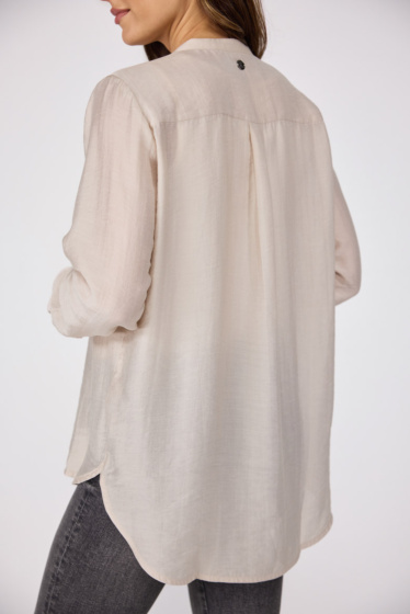 Lieblingsstück Langarm-Bluse mit Knopfleiste Neueste Stile