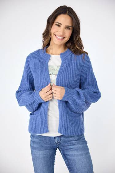Lieblingsstück Puffärmel-Jacke mit Alpakawolle Zeitbegrenzte Promotion