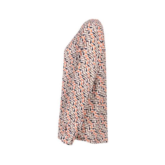 Lieblingsstück Alloverprint-Bluse mit Rundhalsausschnitt Bis zu 65% Rabatt