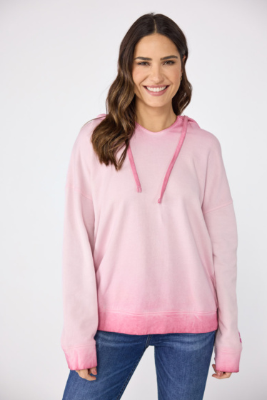 Lieblingsstück Kapuzen-Sweatshirt mit V-Ausschnitt Nur noch ein Tag übrig