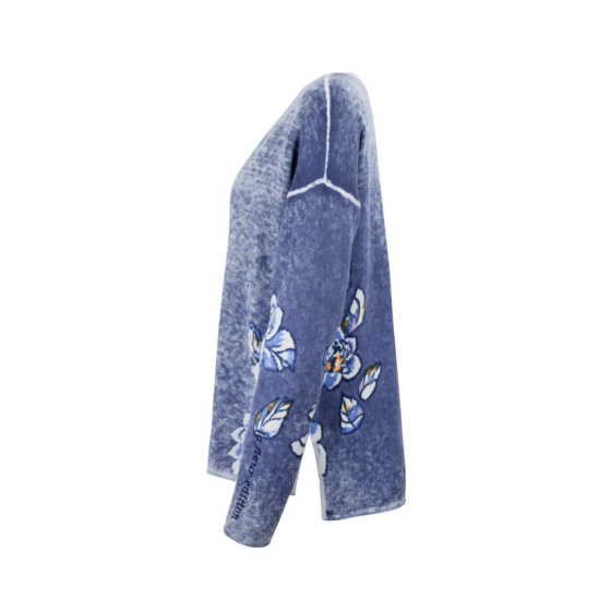 Lieblingsstück Pullover Insideout-Blumenprint Super Rabatt