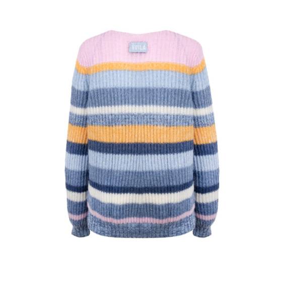 Lieblingsstück Multicolour-Ringel-Pulli Kostenloser Versand international