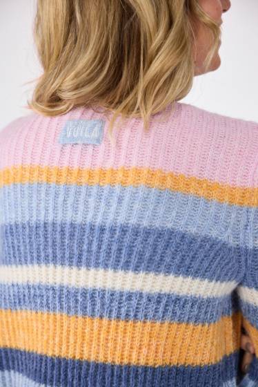 Lieblingsstück Multicolour-Ringel-Pulli Kostenloser Versand international