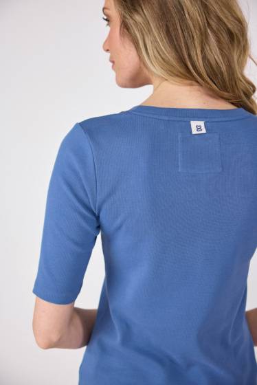 Lieblingsstück Basic T-Shirt mit langem Halbarm Fabrikladen